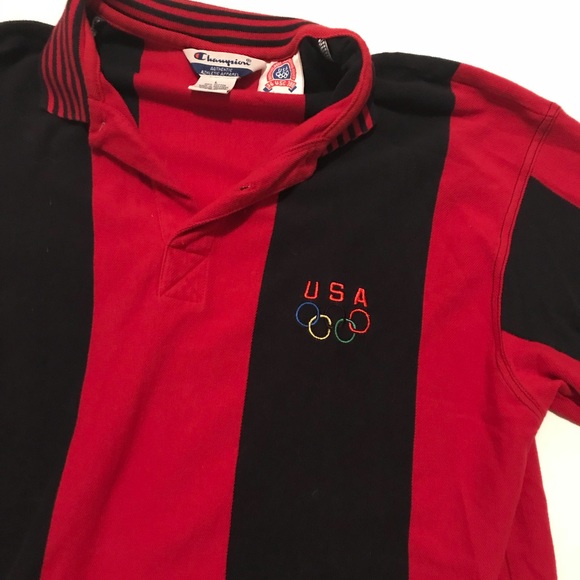 VTG Champion 1996 olympics polo shirt size large - Picture 2 of 6